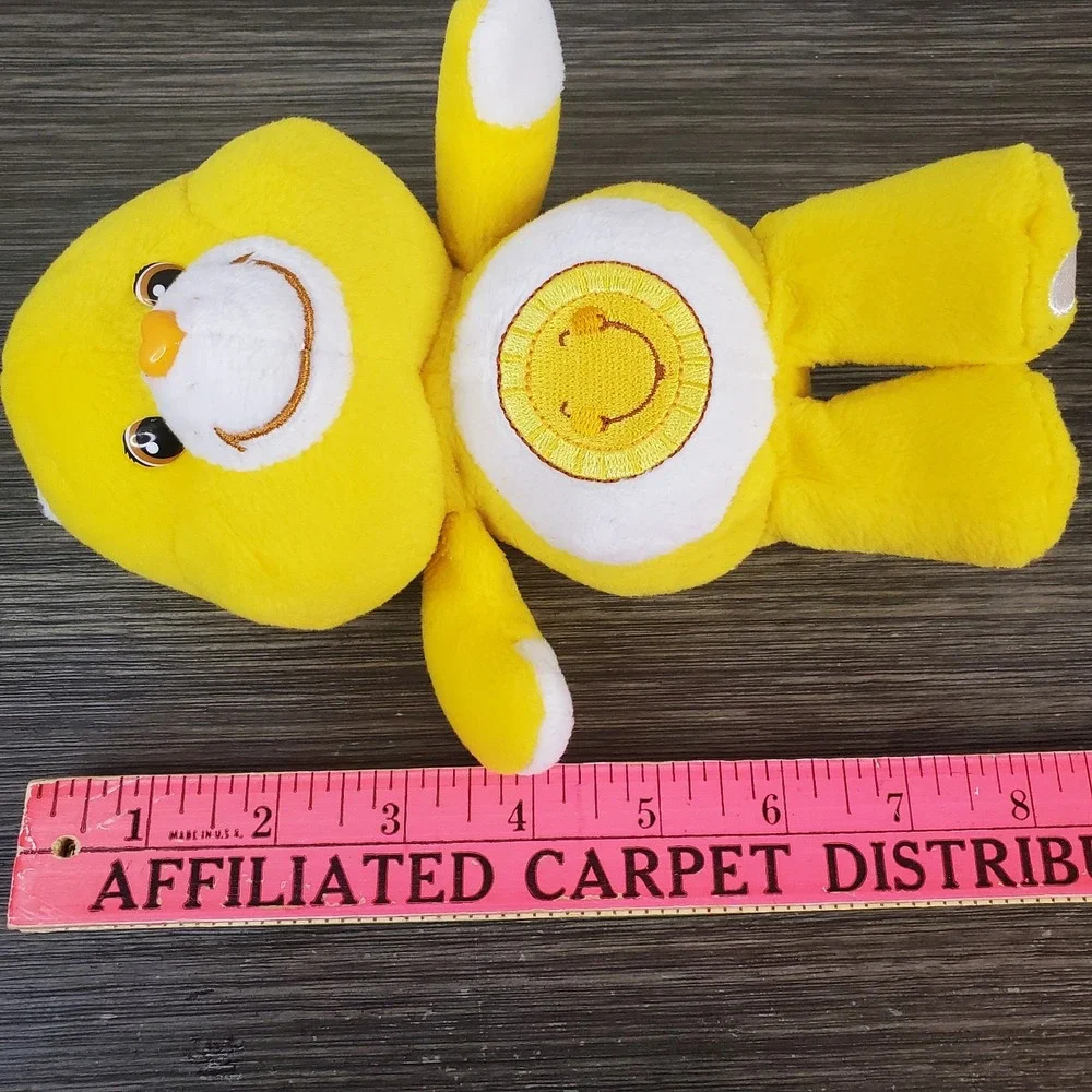 Vintage CARE BEARS 2002 Yellow Sun FUNSHINE Plush 8